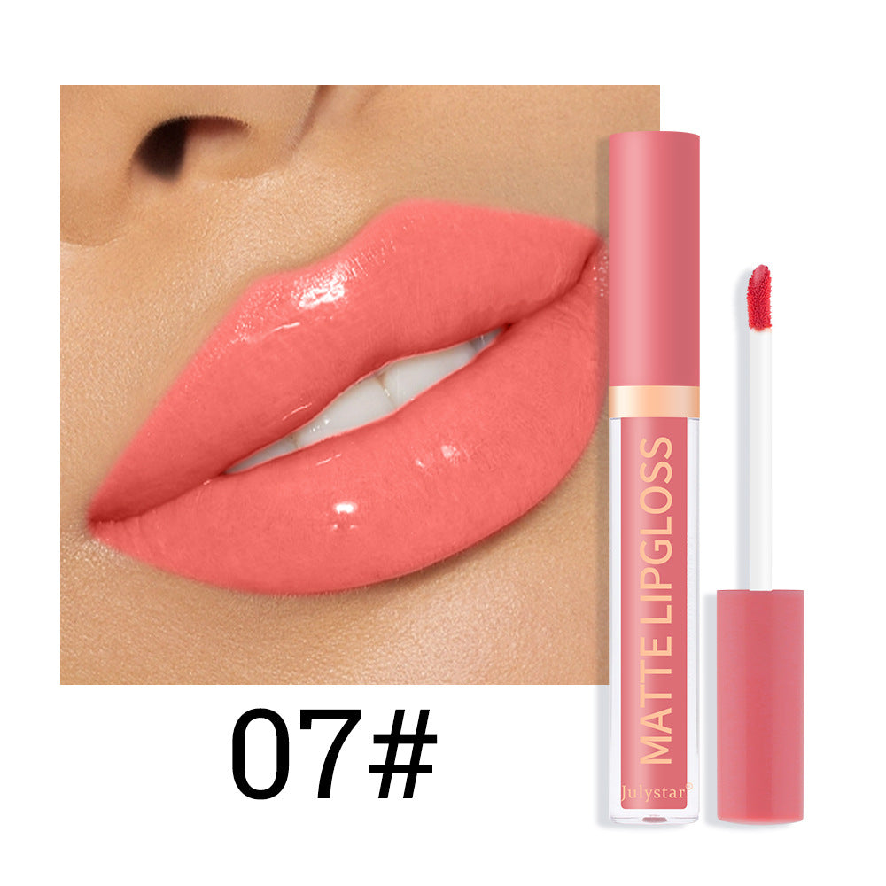 Julystar lip glaze water light mirror lasting moisturizing lip gloss cross-border wholesale does not fade European and American lip gloss