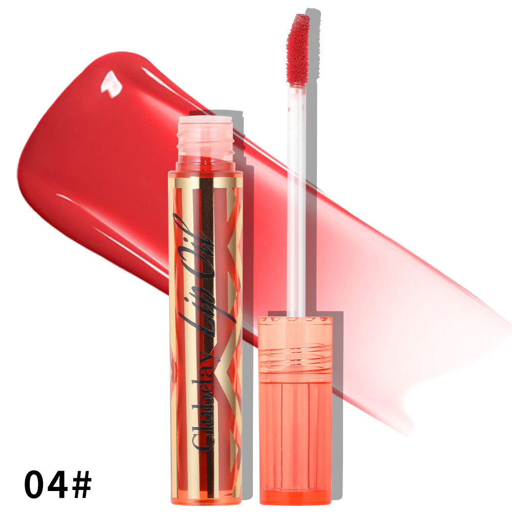 Clubday Beauty Natural Lasting Water Gloss Lip Glaze Hydrating Moisturizing Explosive Mirror Moisturizing Lip Gloss