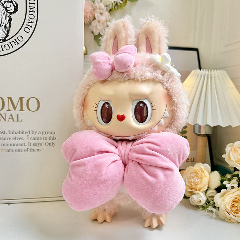 38Cm Labubu vinyl plush doll dress for Labubu doll dress MOKOKO sweetheart dress