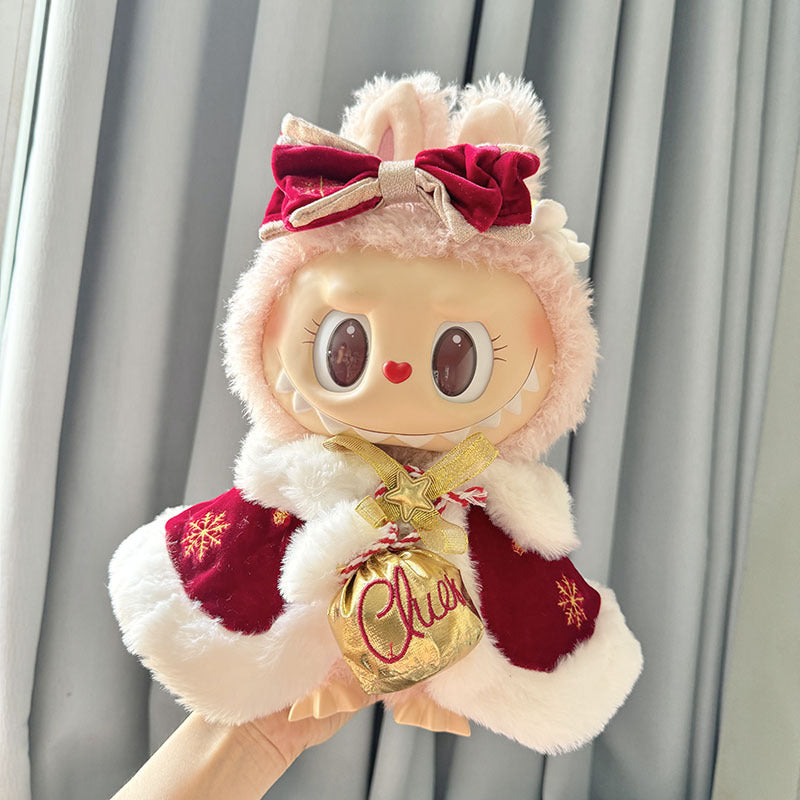 38Cm Labubu Vinyl Plush Doll Clothes Labubu Time to Chill Doll Clothes