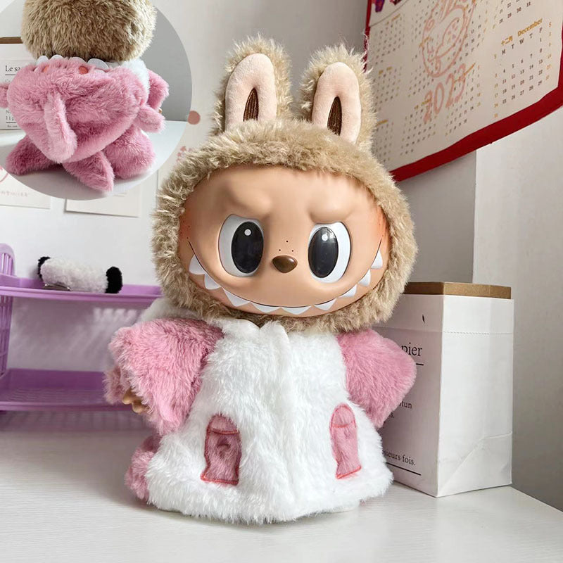 38Cm Labubu Plush Doll Clothes New Labubu Time to Chill Doll Clothes
