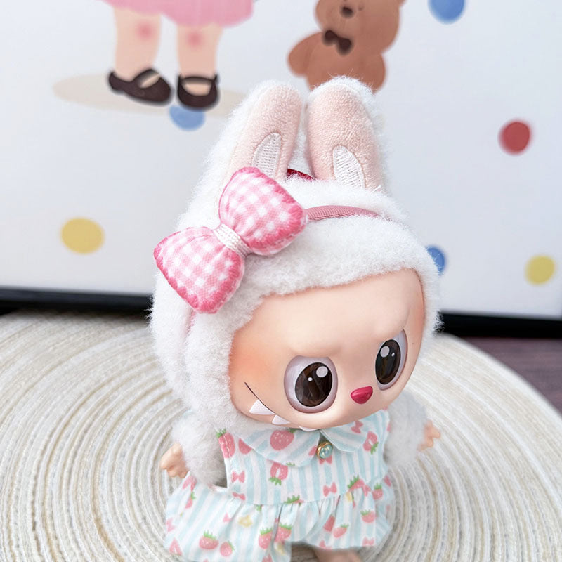 The first, second and third generation keychain Labubu clothes pendant Labubu baby clothes are elegant Chinese style suits, cute fairy.