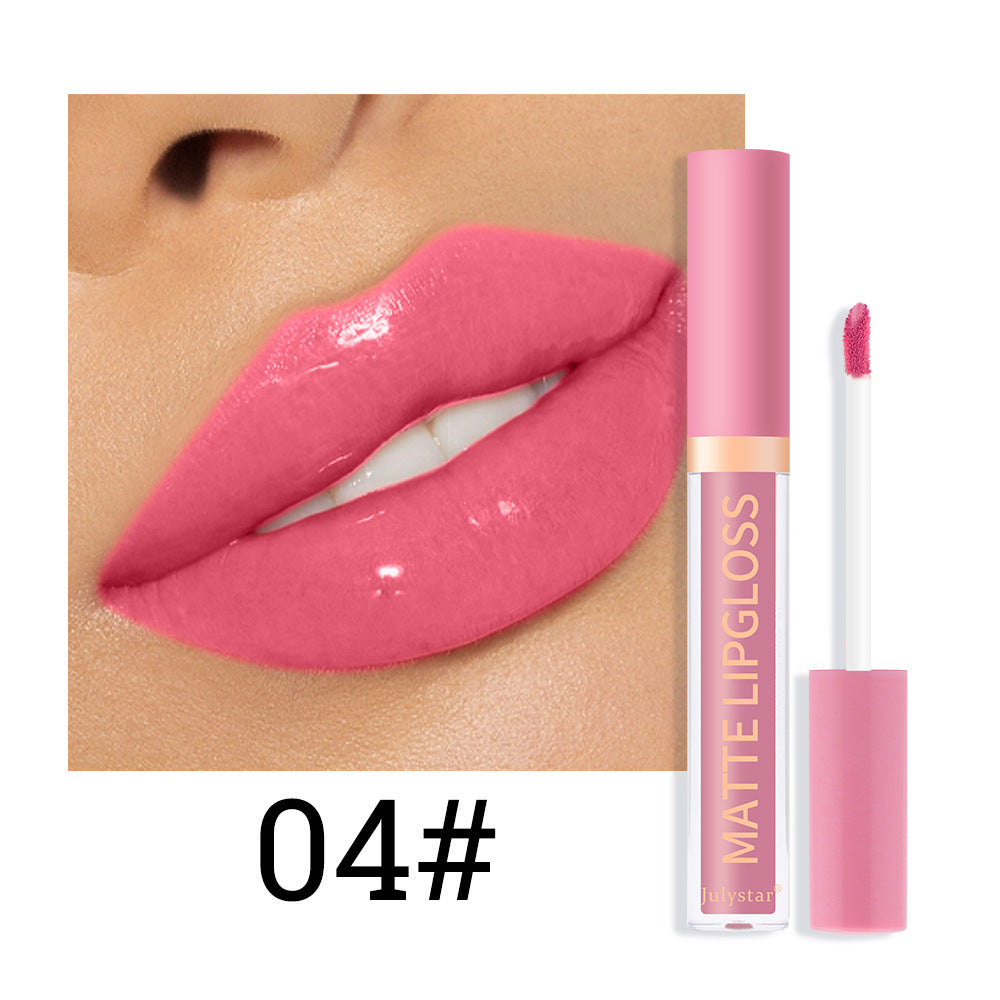 Julystar lip glaze water light mirror lasting moisturizing lip gloss cross-border wholesale does not fade European and American lip gloss