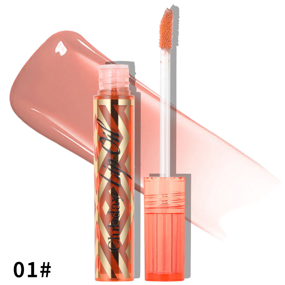 Clubday Beauty Natural Lasting Water Gloss Lip Glaze Hydrating Moisturizing Explosive Mirror Moisturizing Lip Gloss