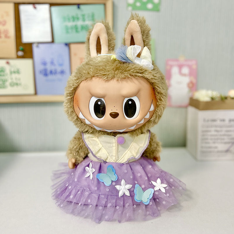 38Cm Labubu Plush Doll Clothes New Labubu Time to Chill Doll Clothes