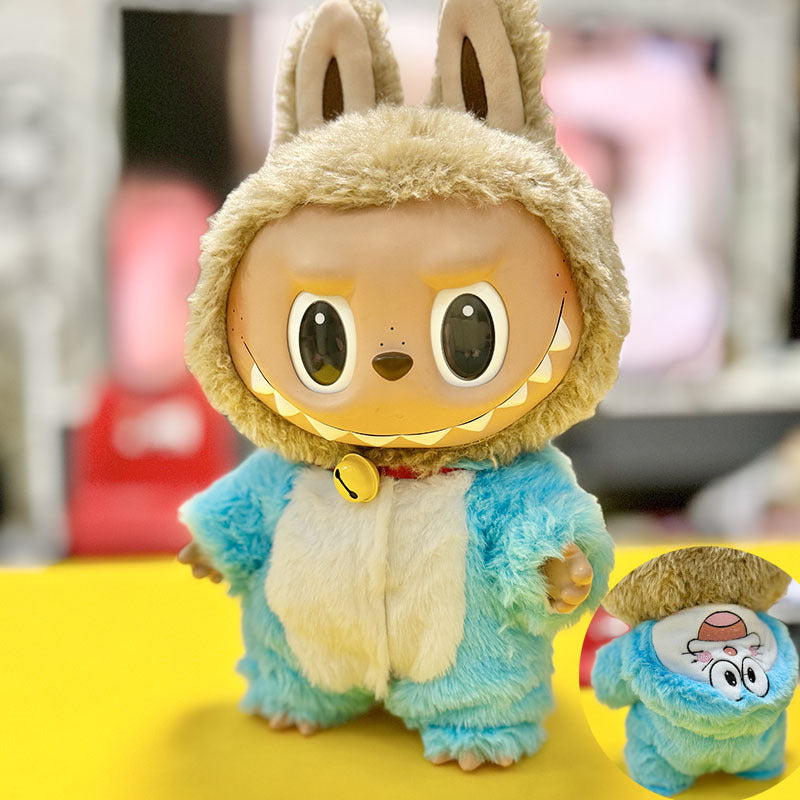 38Cm Labubu plush doll clothes for Labubu doll clothes Christmas suit Casual bear sweater