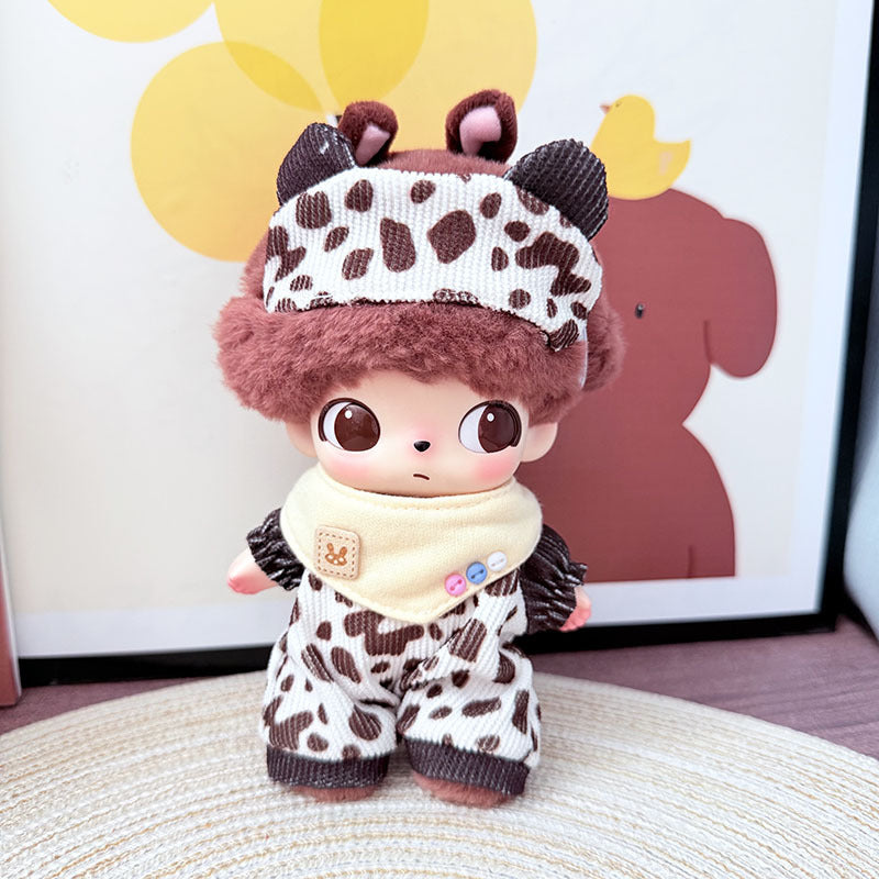 POP MART plush pendant DIMOO vinyl clothes Brutova clothes literary blue wind cocoa ranch set