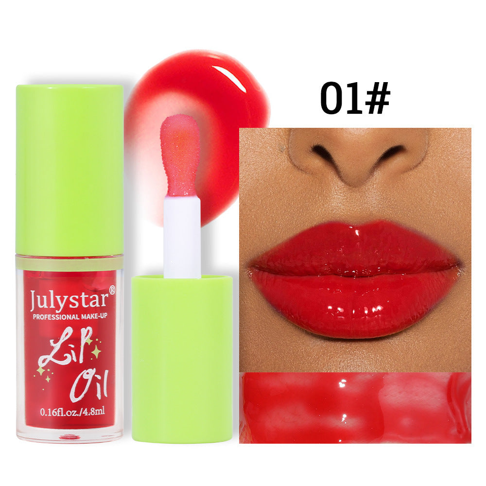 Beauty Lasting Moisturizing Transparent Water Light Lip Oil Moisturizing Dudu Lip Fruit Flavor Mirror Lip Gloss