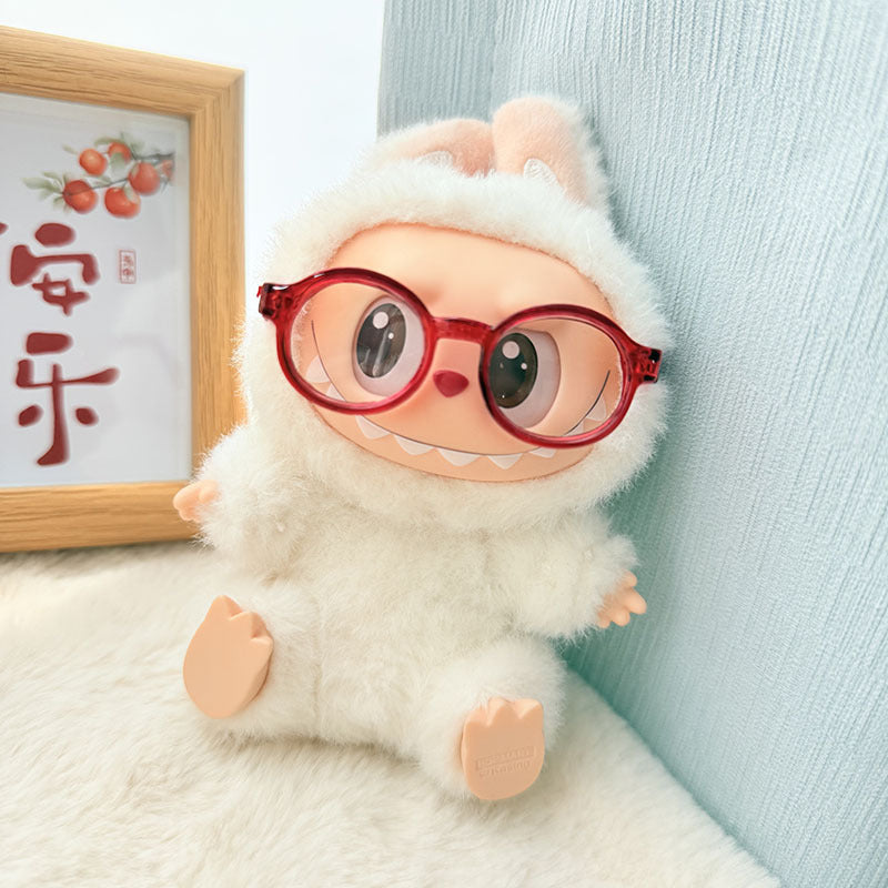 17Cm Labubuwa clothes LABUBU blind box sitting party one two three generations cute sweetheart Sugra dress cute