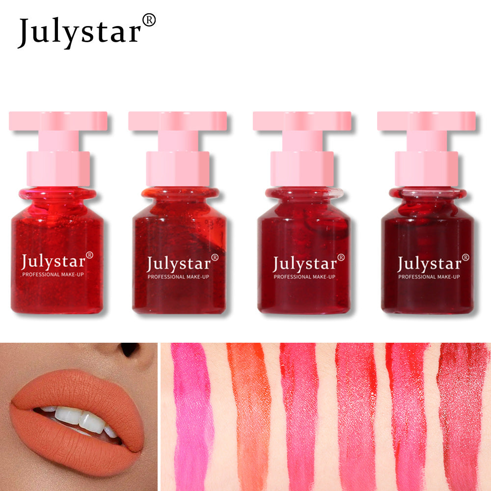 6-Color moisturizing lip glaze lasting non-fading, dye lip liquid cross-border makeup non-stick cup lip gloss matte lipstick water