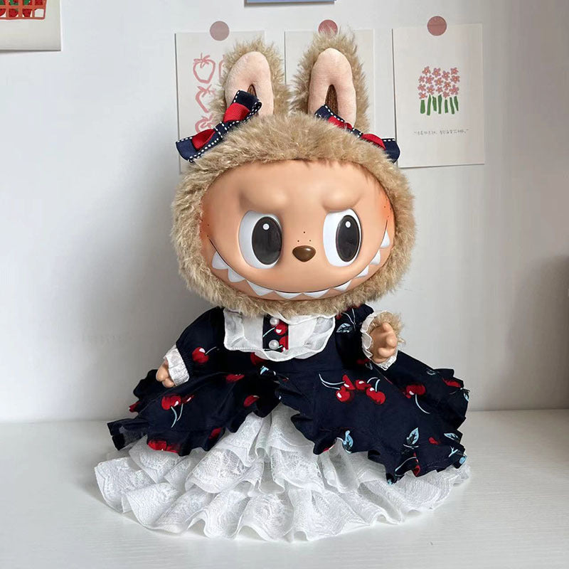 38Cm Labubu Plush Doll Clothes New Labubu Time to Chill Doll Clothes