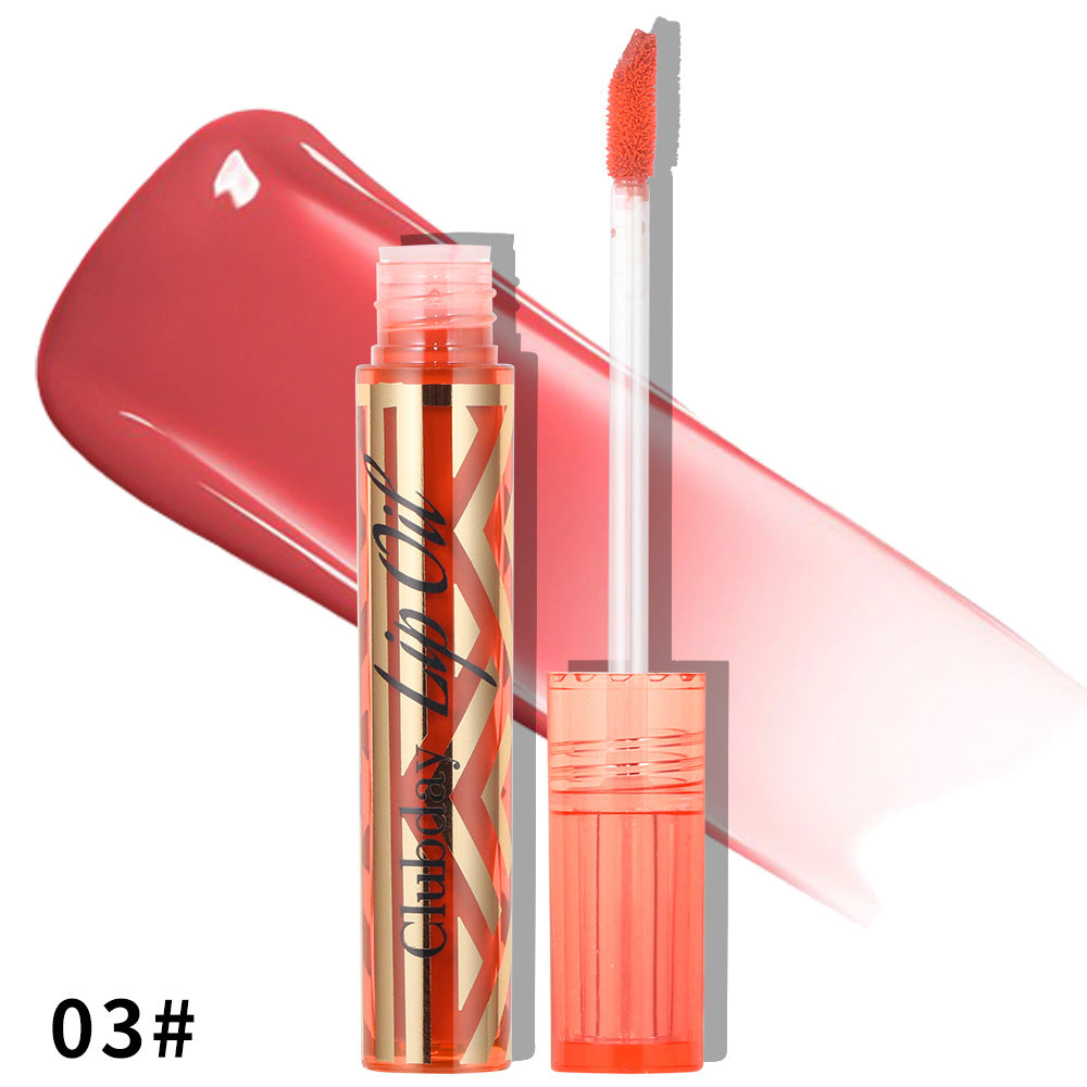 Clubday Beauty Natural Lasting Water Gloss Lip Glaze Hydrating Moisturizing Explosive Mirror Moisturizing Lip Gloss