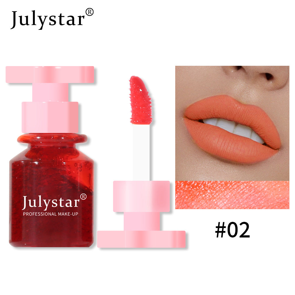 6-Color moisturizing lip glaze lasting non-fading, dye lip liquid cross-border makeup non-stick cup lip gloss matte lipstick water