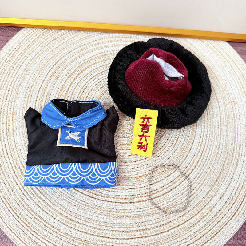 The first, second and third generation Labubu clothes pendant Labubu sitting baby clothes happy ghost suit baby clothes Mr. Zombie clothes