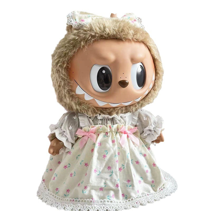 38Cm Labubu Plush Doll Clothes New Labubu Time to Chill Doll Clothes