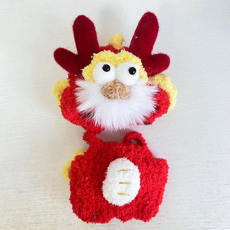 17Cm blind box Rab cloth for pure handmade series Year of the Dragon suit onesie suit labubu pendant clothes