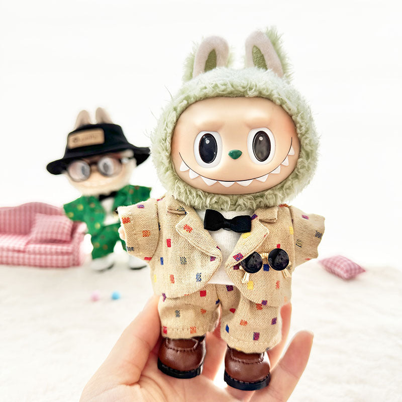 [Clothes only] First and second generation Labubu clothes pendant Labubu baby clothes sit party trendy suit suit cute
