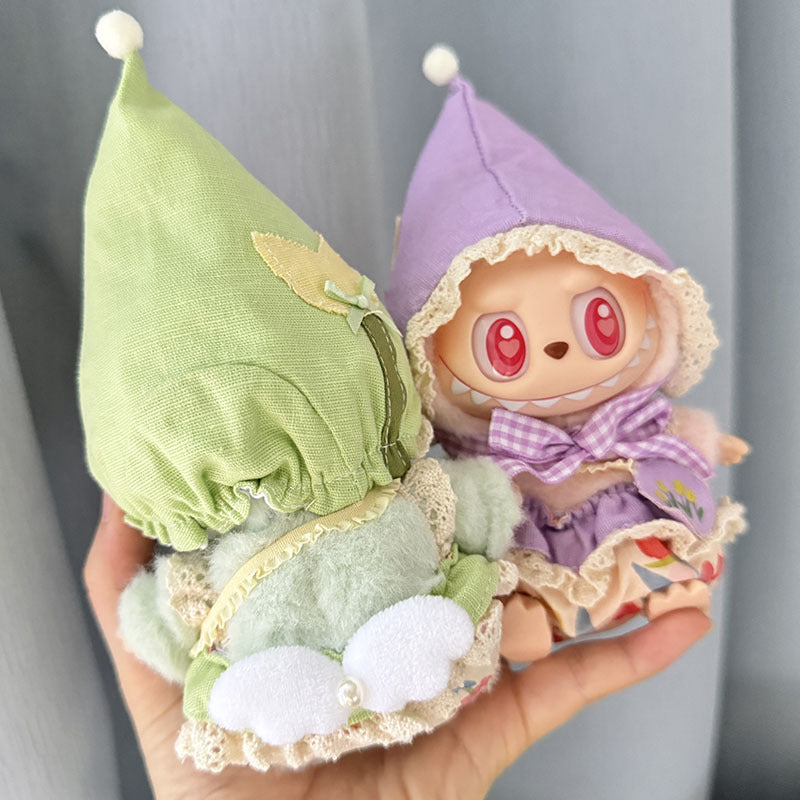 [Clothes only] 1st/2nd generation Labubu clothes pendant Labubu sitting party baby clothes little witch suit cute