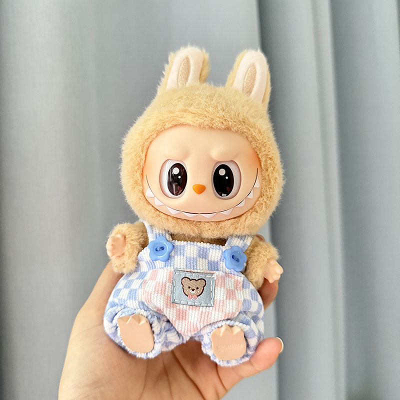 [Clothes only] First/second generation Labubu clothes pendant Labubu sitting party baby clothes skirt overalls cute