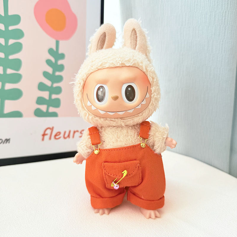 [Clothes only] First and second generation keychain Labubu clothes pendant Labubu baby clothes sunshine craftsman strap
