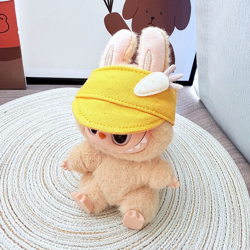 [Clothes only] One, two and three generations Labubu clothes pendant Labubu sitting baby clothes tie vest college style cute