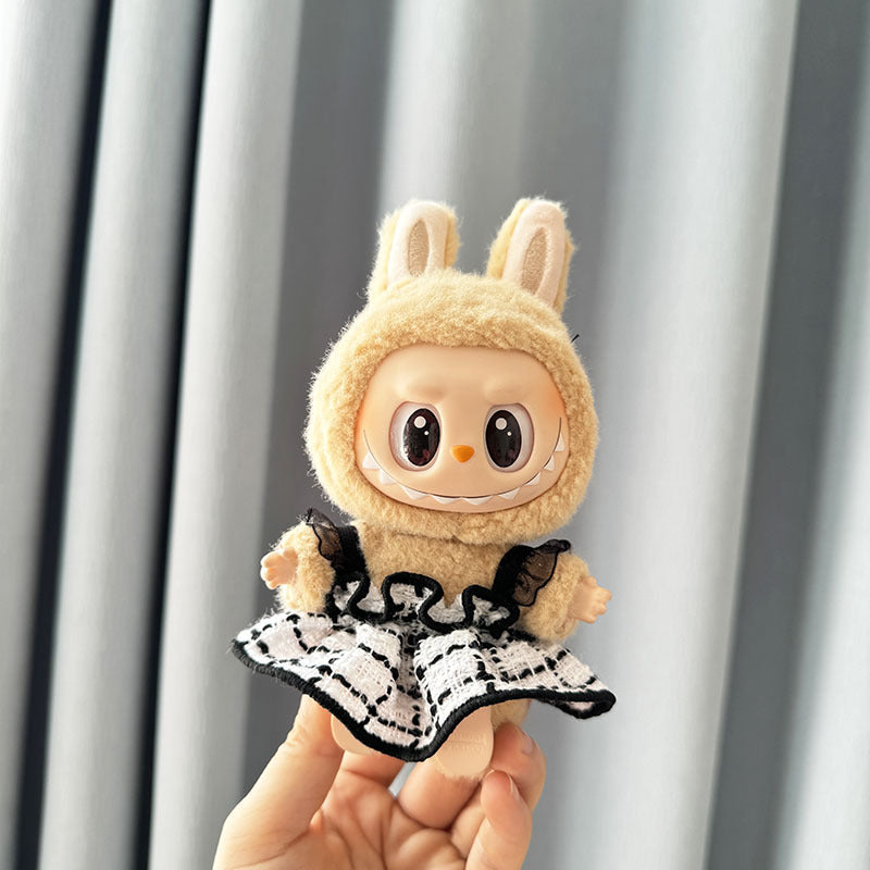 [Clothes only] First and second-generation Labubu clothes pendant, Labubu sitting party baby clothes, small skirts, a variety of options