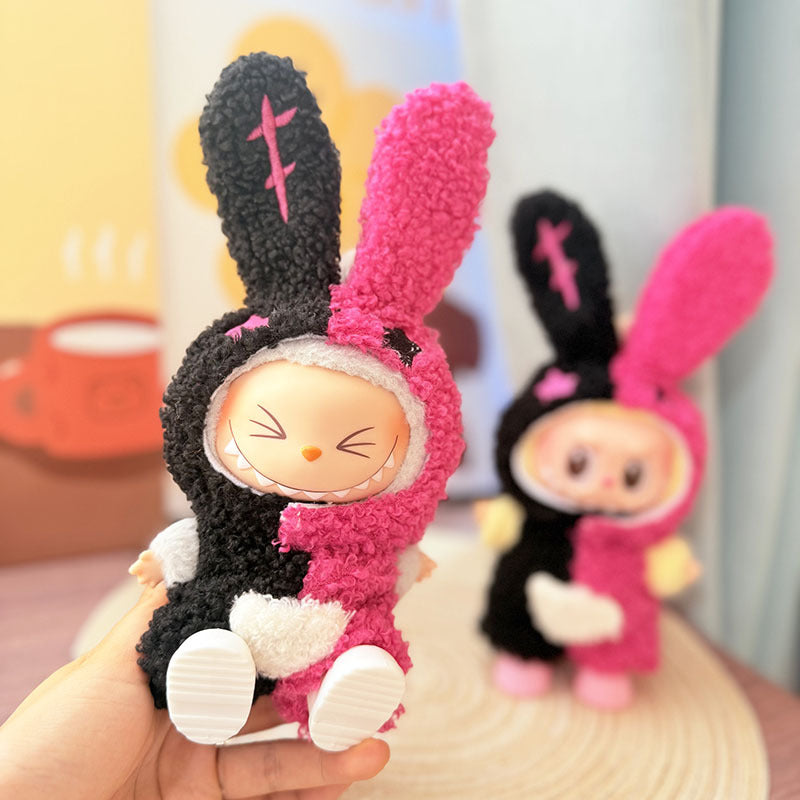 [Clothes only] One, two and three generations Labubu clothes pendant Labubu sitting baby clothes Stitch suit is cute.