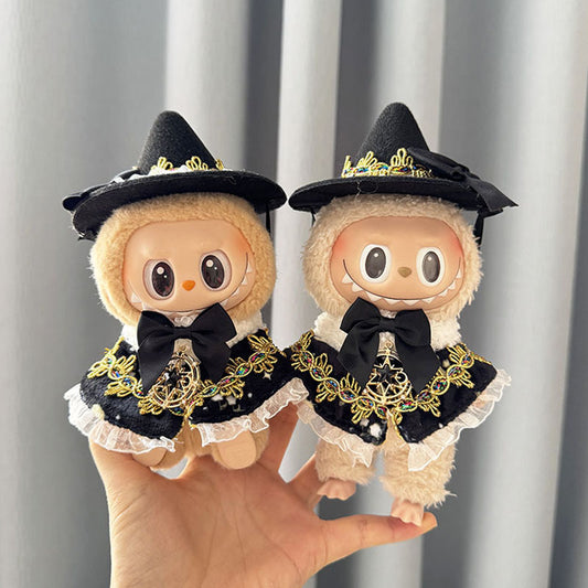 [Clothes only] First and second generation Labubu clothes pendant Labubu sitting party baby clothes magic whisper three-piece set