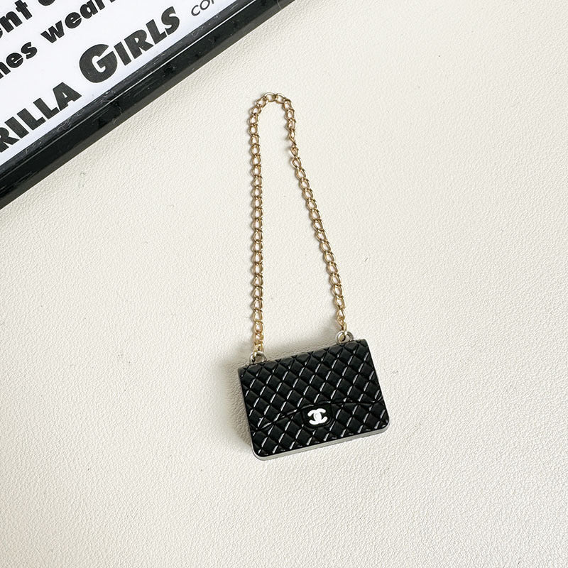 [Clothes only] The first, second and third generation keychain Labubu clothes pendant Labubu cloth colorful fragrant camellia + small C bag.