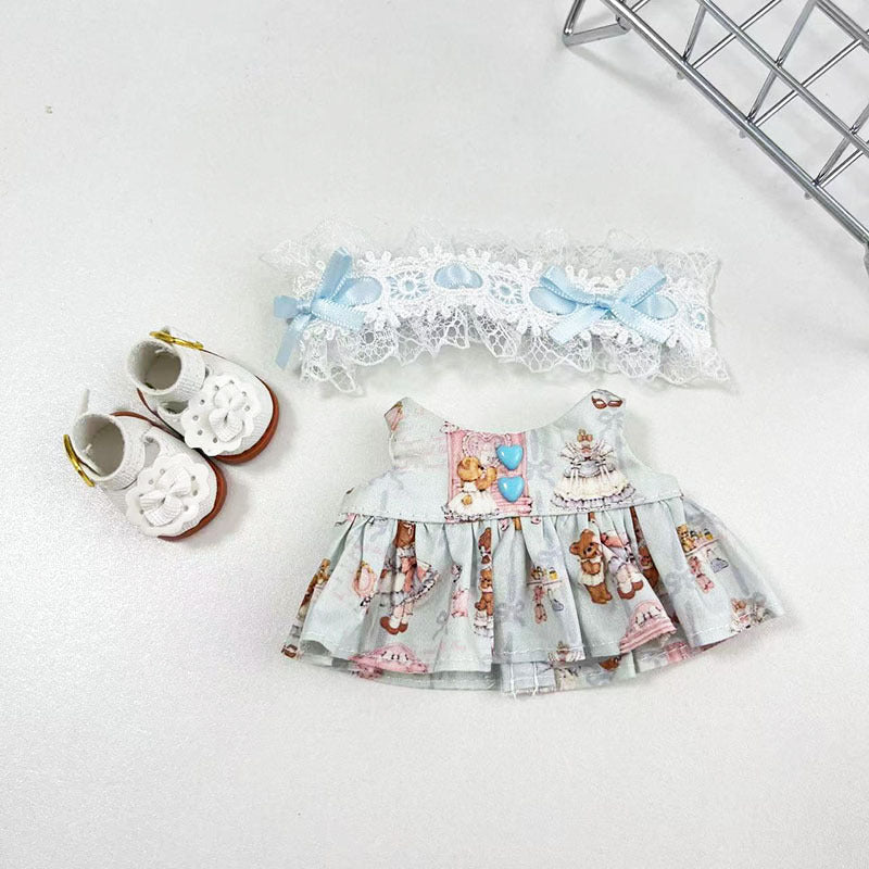 [Clothes only] First and second generation keychain Labubu clothes pendant Labubu clothes pendant Lolita dress