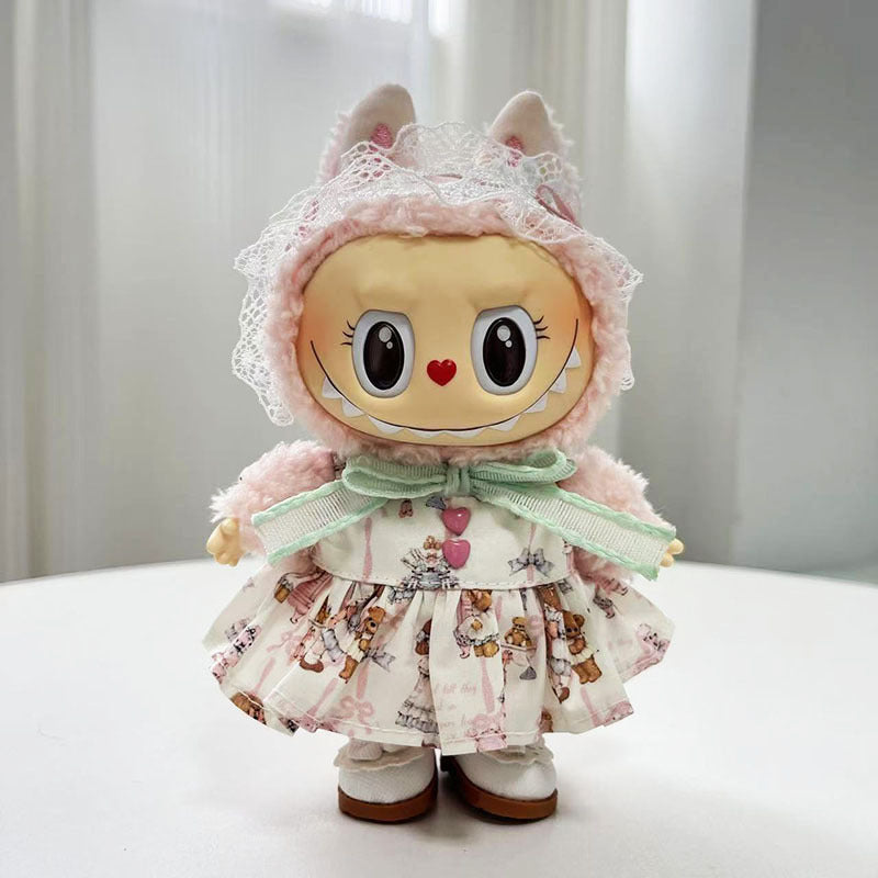 [Clothes only] First and second generation keychain Labubu clothes pendant Labubu clothes pendant Lolita dress
