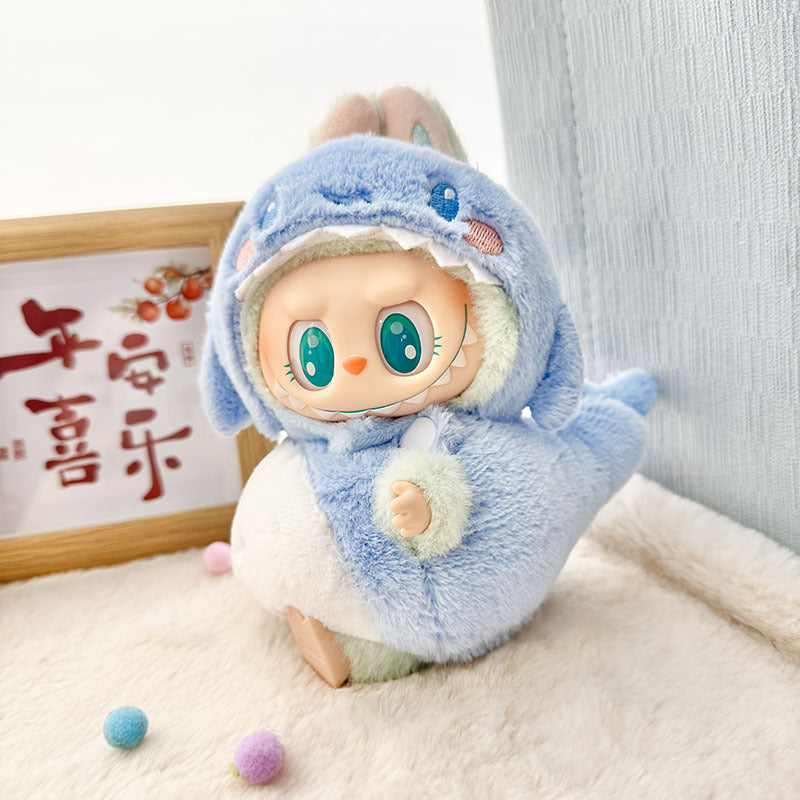 [Clothes only] One, two and three generations Labubu clothes pendant Labubu sitting baby clothes angry crocodile suit cute