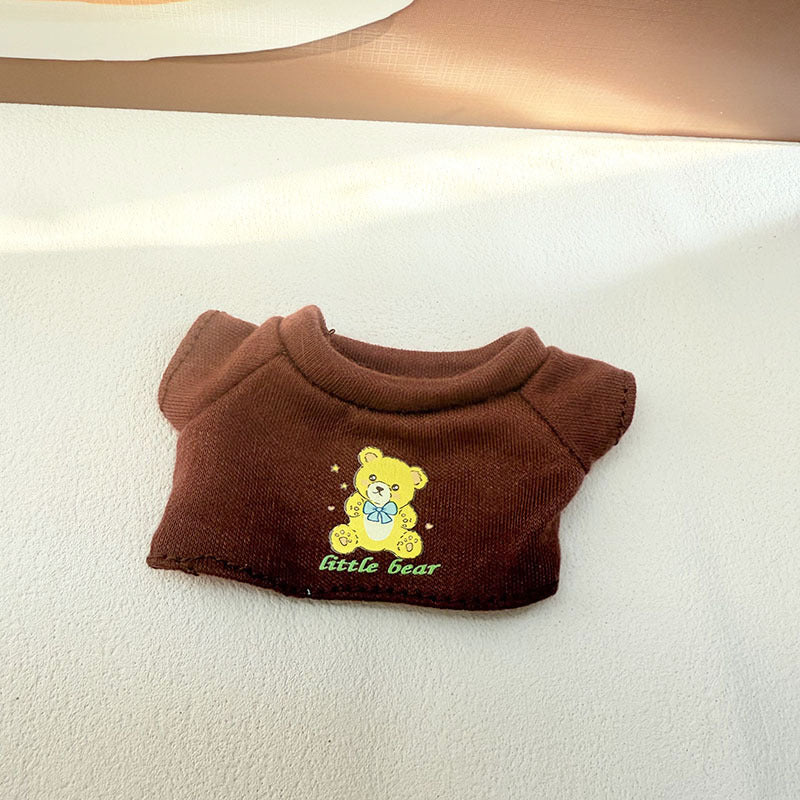 [Clothes only] First and second generation Labubu clothes pendant Labubu sitting baby clothes triangle overalls set tide
