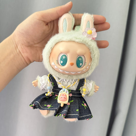 [Clothes only] First/second generation Labubu clothes pendant Labubu sitting party baby clothes spray suit