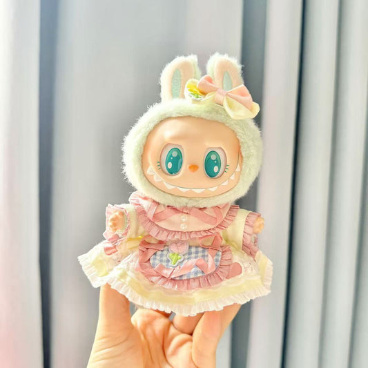 [Clothes only] First and second generation keychain Labubu clothes pendant Labubu clothes tulip dress women