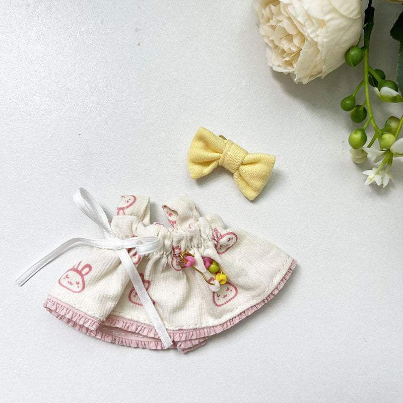 [Clothes only] Second generation blind box Labubu clothes vinyl face pendant Labubu sitting party series baby clothes cute