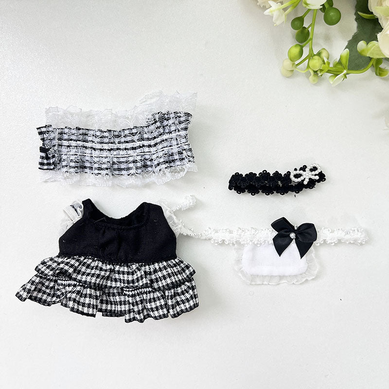 [Clothes only] Second generation blind box Labubu clothes vinyl face pendant Labubu sitting party series baby clothes cute