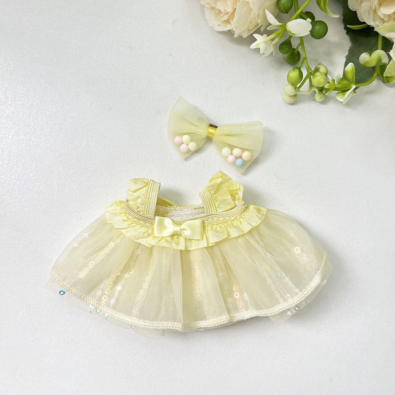 [Clothes only] Second generation blind box Labubu clothes vinyl face pendant Labubu sitting party series baby clothes cute