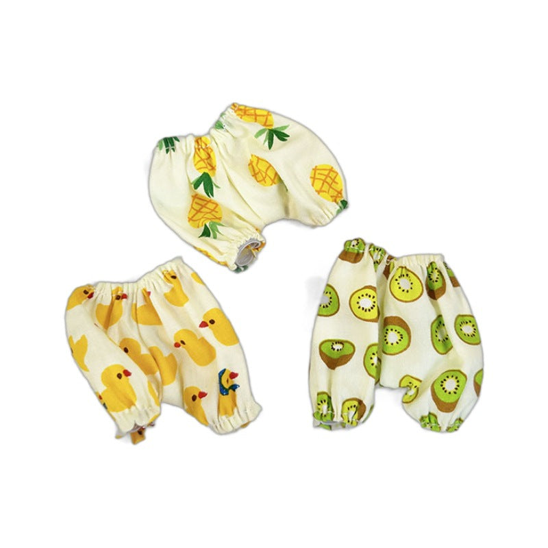 [Clothes only] 17cm pendant Rabub clothes accessories shorts Labubu doll replacement baby clothes pants DIY