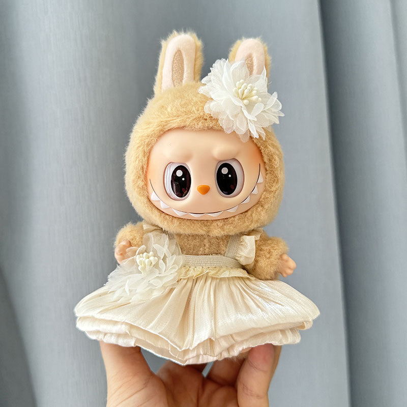 [Clothes only] First/second generation Labubu clothes pendant Labubu sitting party baby clothes bud dress cute