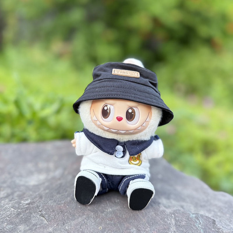 [Clothes only] The first, second and third generation keychain Labubu clothes pendant Labubu baby clothes noble small school uniform set