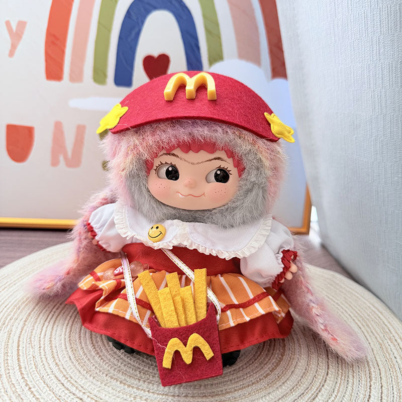 Baby clothes only] The star has the same sweet heart WAKUKU Wow Kuku Mao Mao Tide Fun Party Series Blind Box Doll Baby Clothes
