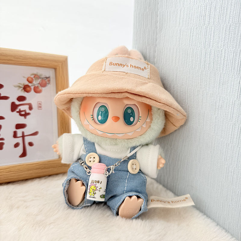 Clothes only] blind box Labubu clothes pendant Labubu baby clothes chess adventure queen baby clothes skirt cute