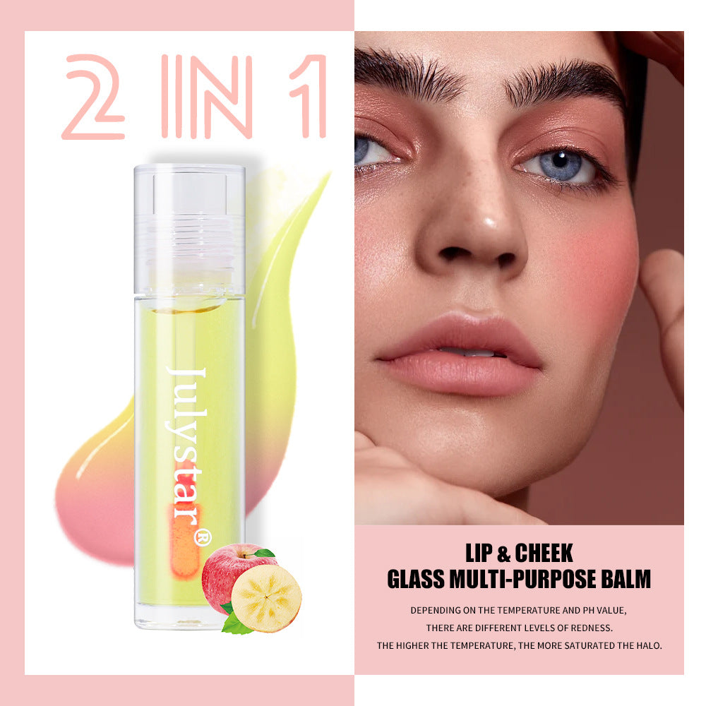 Liquid Temperature Blush Explosive Blush Liquid Natural Hydrating Lips and Cheeks Dual Purpose Color Changing Blush Blush oil