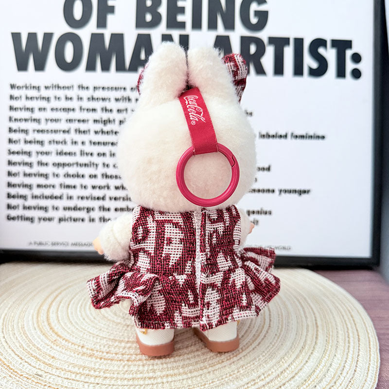 [Clothes only] 17cm Labubuwa clothes LABUBU blind box sitting party one, two, three generations of mystery dress