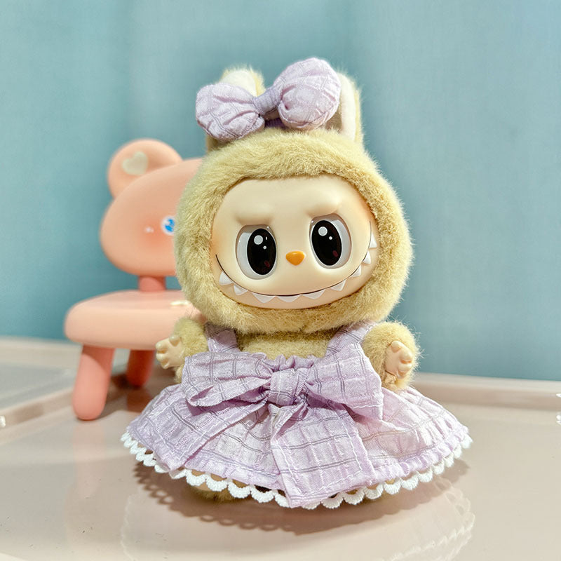 [Clothes only] 1st/2nd generation blind box Labubu clothes keychain Labubu sitting party series baby clothes cute
