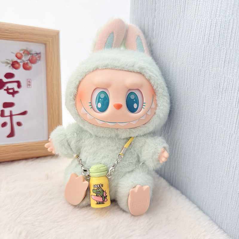 [Clothes only] The first, second and third generation keychain Labubu clothes pendant Labubu baby clothes noble small school uniform set