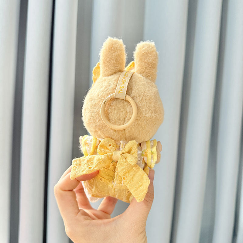 [Clothes only] First and second generation keychain Labubu clothes pendant Labubu baby clothes 2024 cloth yellow jumpsuit