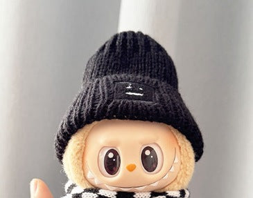 [Clothes only] First and second generation keychain Labubu clothes pendant Labubu sit sweater knitted sweater set cute