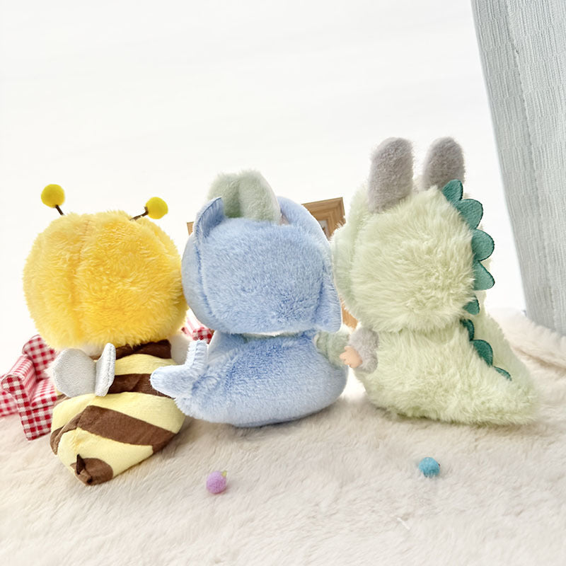 Clothes only] First and second generation Labubu clothes pendant Labubu sitting baby clothes shark bee dinosaur clothes cute